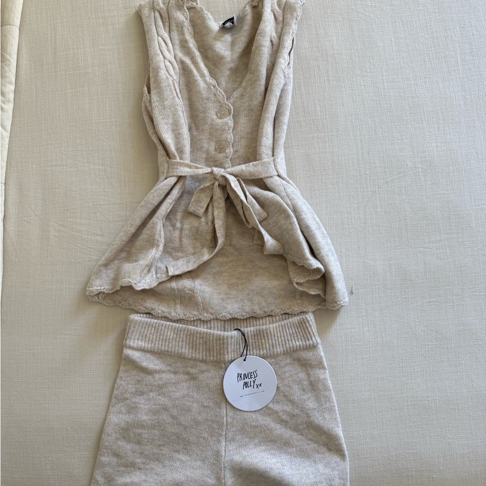 ❌SOLD❌Princess Polly Cream Knit Sweater